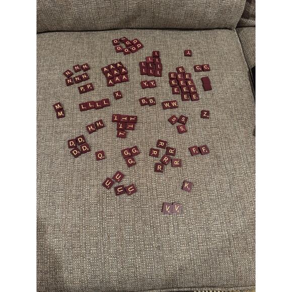 Vtg Scrabble Crossword Board Game Deluxe Edition Rotating Turntable 2001 Read - Picture 5 of 16